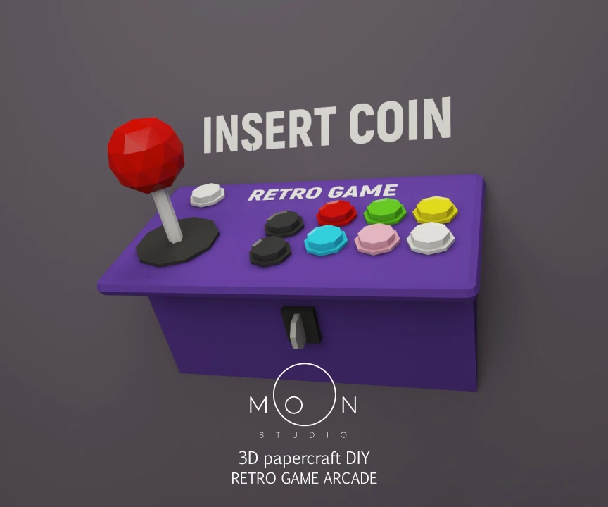 Arcade Neo Geo, Retro Games, Gamer, Retro Consoles, Papercraft, PDF Templates. DIY 3D Model, Low Poly, Pepakura, Craft. Arcade Neo Geo, Retro Games, Gamer, Retro Consoles, Papercraft, PDF Templates. DIY 3D Model, Low Poly, Pepakura, Craft.
