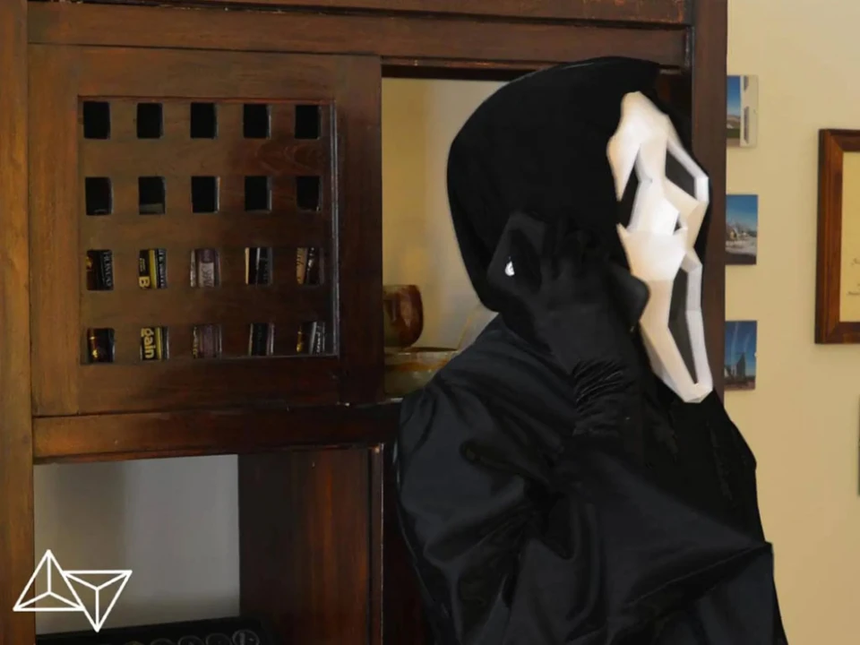 Scream Ghost Mask - Paper Pattern Instant Download | Halloween Mask | Paper Mask | DIY Mask