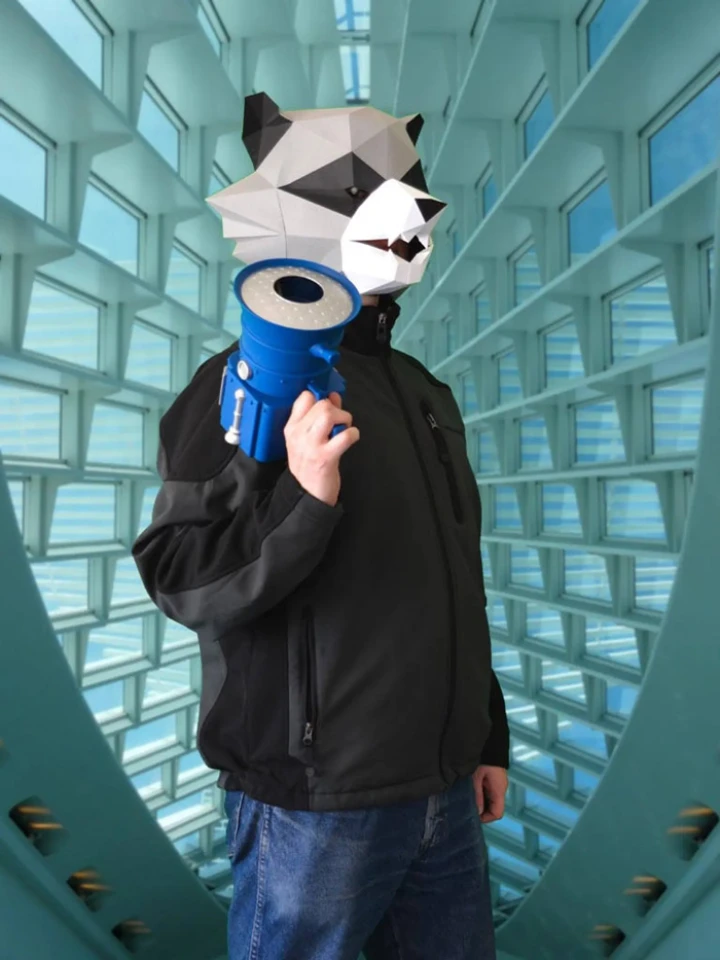 Animal Mask: Make your own 3D Low Poly Raccoon Mask with this printable PDF template. Great for Halloween and Parties! Animal Mask: Make your own 3D Low Poly Raccoon Mask with this printable PDF template. Great for Halloween and Parties!