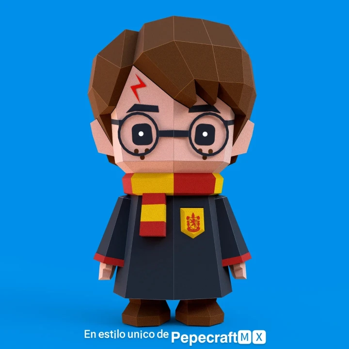 Harry Potter 3D Digital Template PDF | DIY Papercraft | Harry Potter | Instant Download |