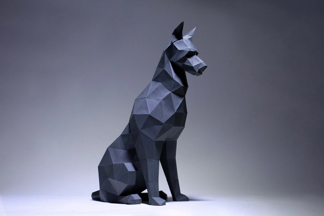 Doberman Sit Papercraft, Dog low poly, papercraft, papercraft 3d, PDF, DIY, gift, low poly papercraft, papercraft pdf, diy papercraft Doberman Sit Papercraft, Dog low poly, papercraft, papercraft 3d, PDF, DIY, gift, low poly papercraft, papercraft pdf, diy papercraft