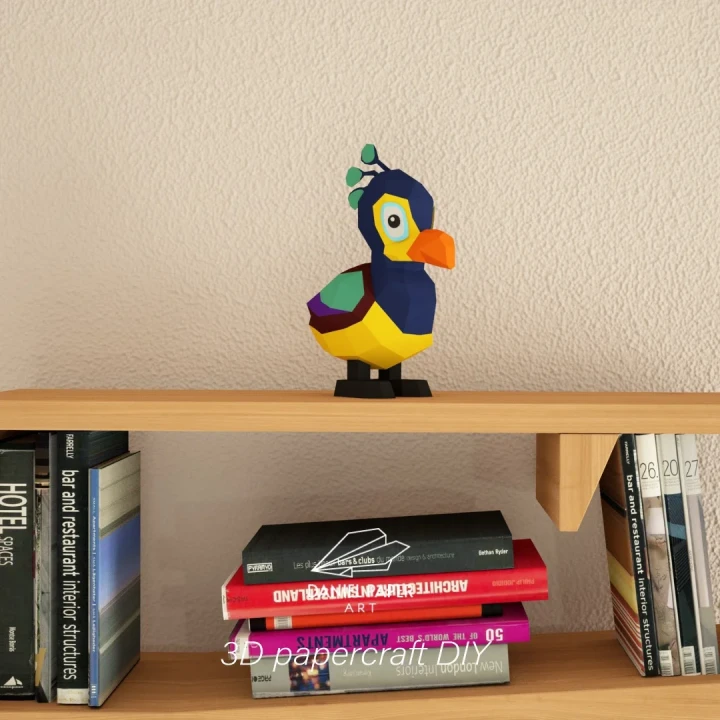 Kevin Up Movie Template, DIY 3d Model, FanArt, Paper Sculpture, Low Poly, Pepakura, Craft, Manualidad, Paper Art