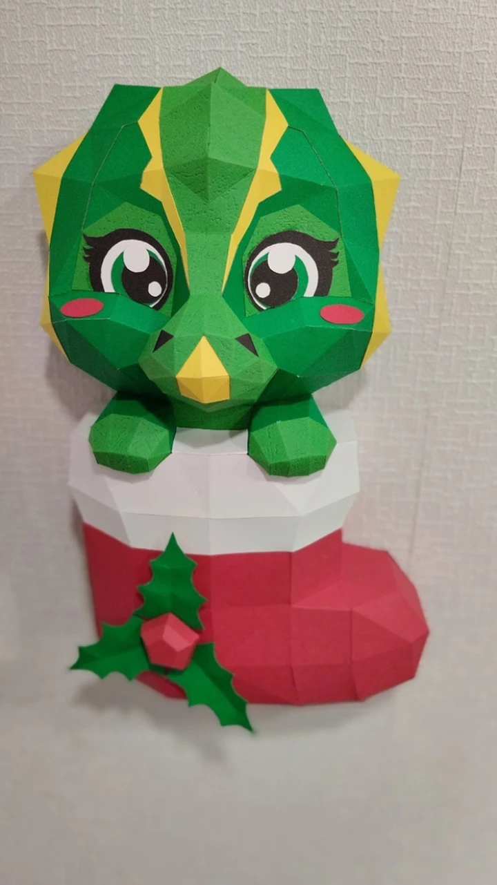 Little Dragon in a Boot Papercraft Template - Low Poly, Pepakura PDF, DIY Handmade, Home Decoration, Creative Gifts Little Dragon in a Boot Papercraft Template - Low Poly, Pepakura PDF, DIY Handmade, Home Decoration, Creative Gifts