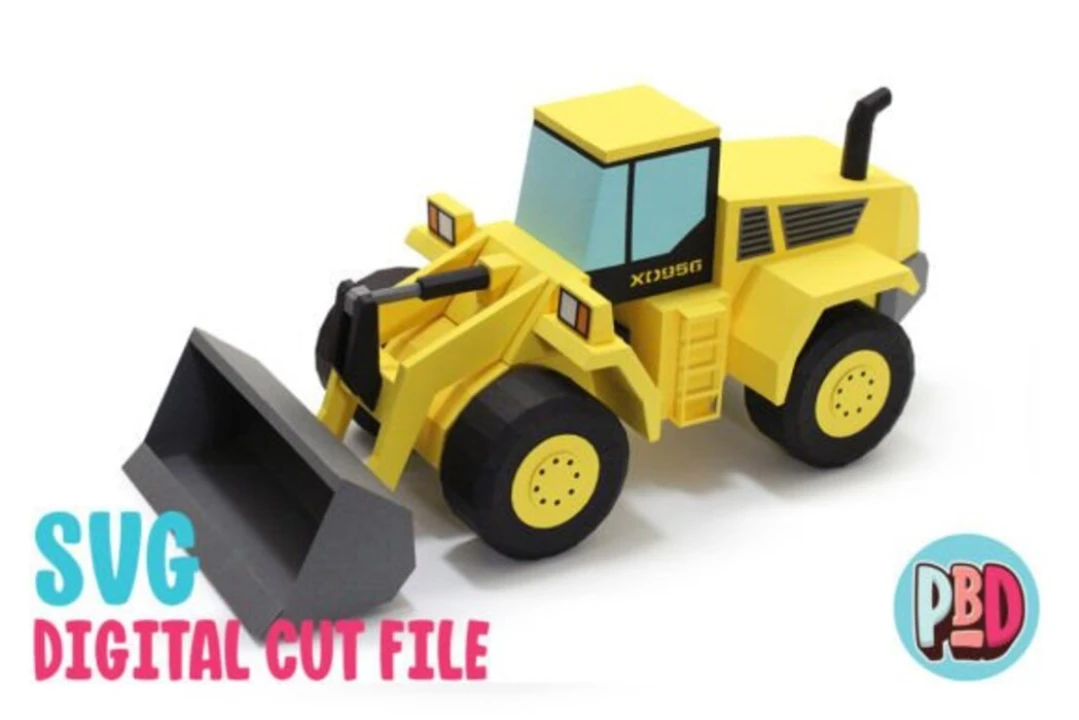 Loader 3D Papercraft SVG
