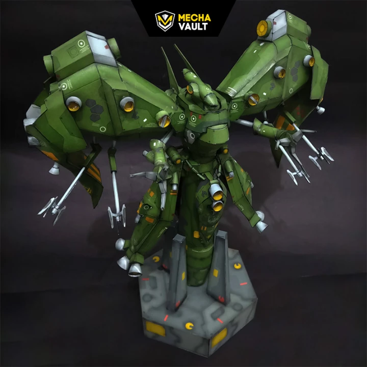 AMX-002 Neue Ziel Gundam Papercraft, Tekzo, High Quality PDF Files, Robot 3D Model AMX-002 Neue Ziel Gundam Papercraft, Tekzo, High Quality PDF Files, Robot 3D Model