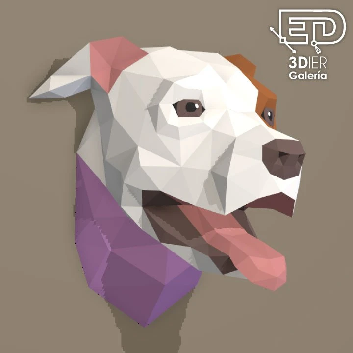Papercraft Perro Pitbull para pared, Papercraft Pitbull dog for wall, PDF Templates, Paper Art, 3D Design for Craft, Home Decor, Do It Yourself, 3DIER, PDF Patterns Papercraft Perro Pitbull para pared, Papercraft Pitbull dog for wall, PDF Templates, Paper Art, 3D Design for Craft, Home Decor, Do It Yourself, 3DIER, PDF Patterns