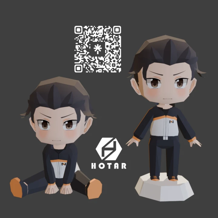 [Re Zero] Natsuki Subaru Papercraft