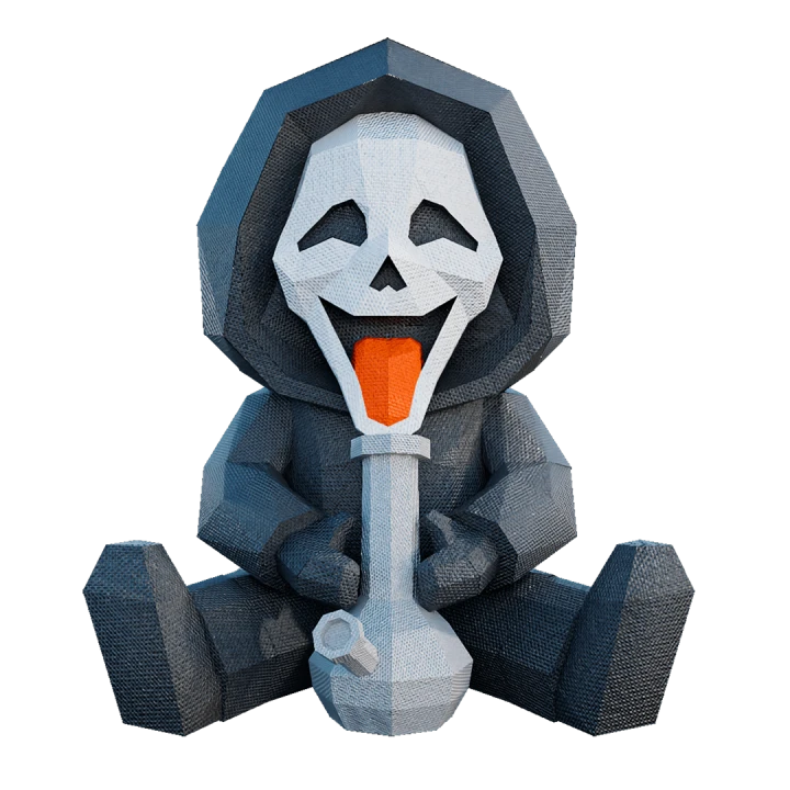 GhostFace Scream Low Poly Papercraft