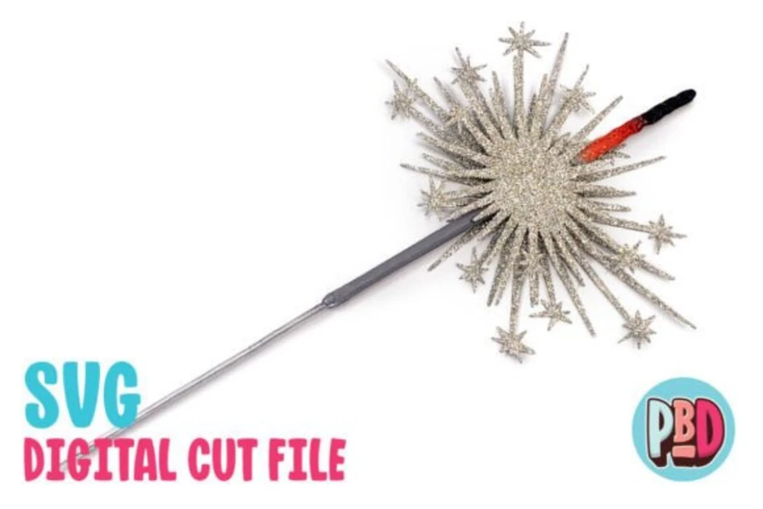 Sparkler 3D Papercraft SVG