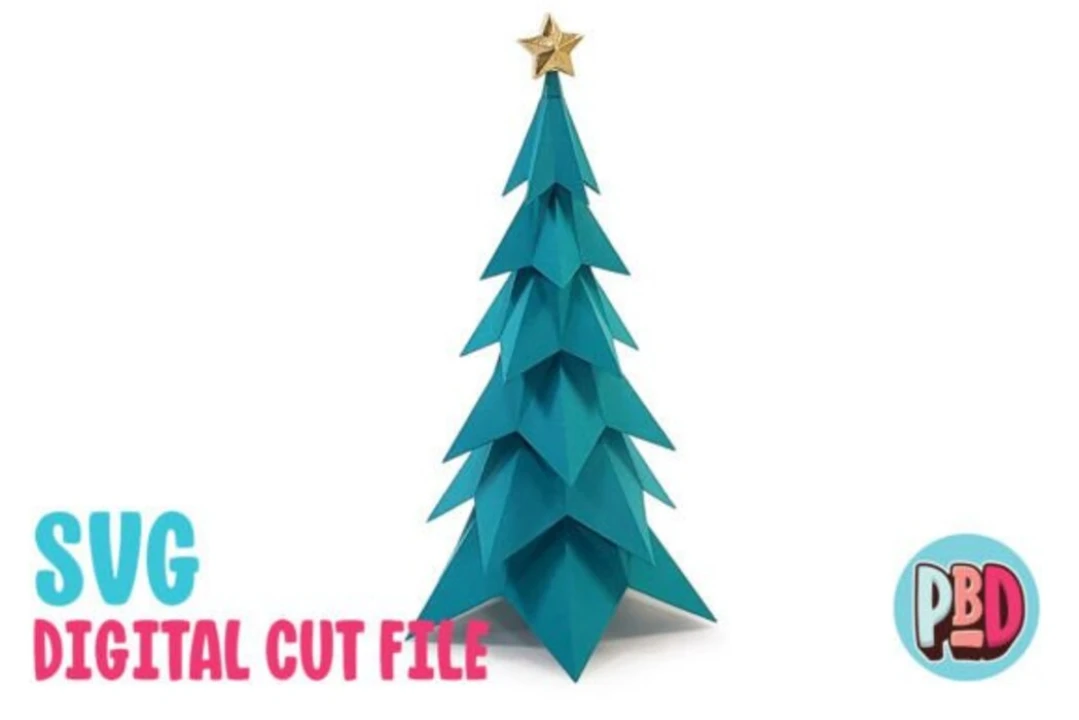 Spruce Tree 3D Papercraft SVG