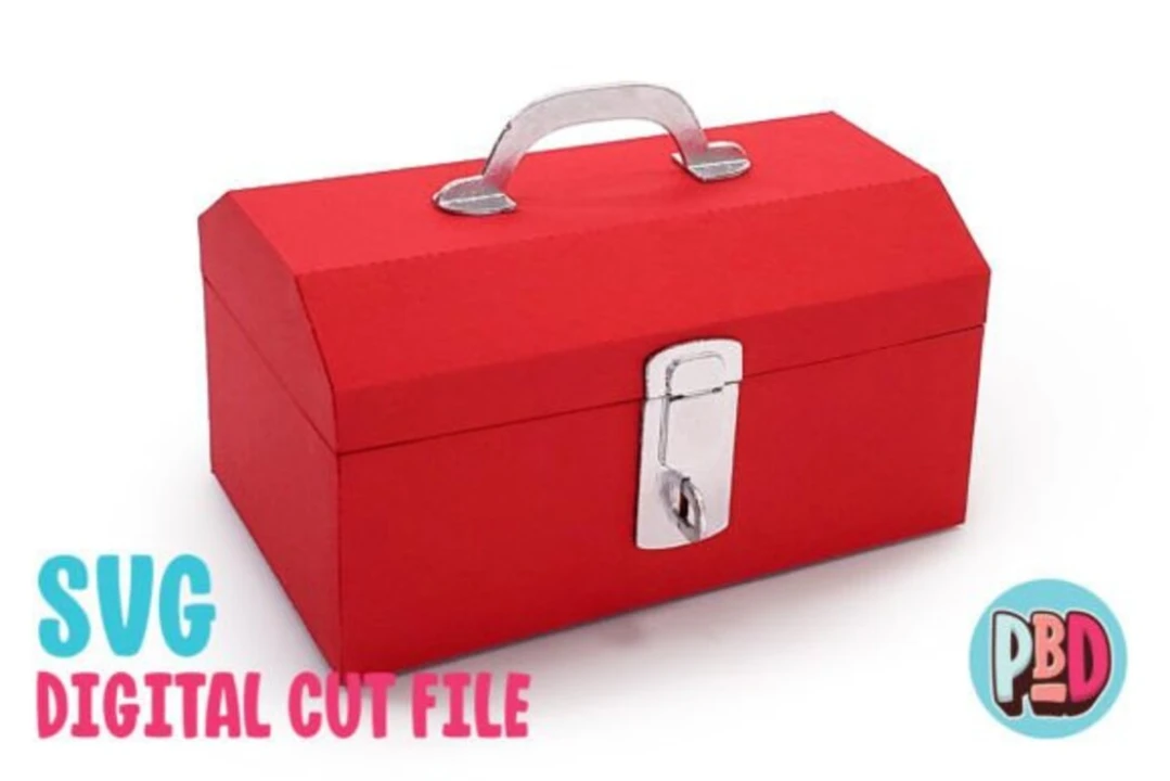 Tool Box 3D Papercraft SVG