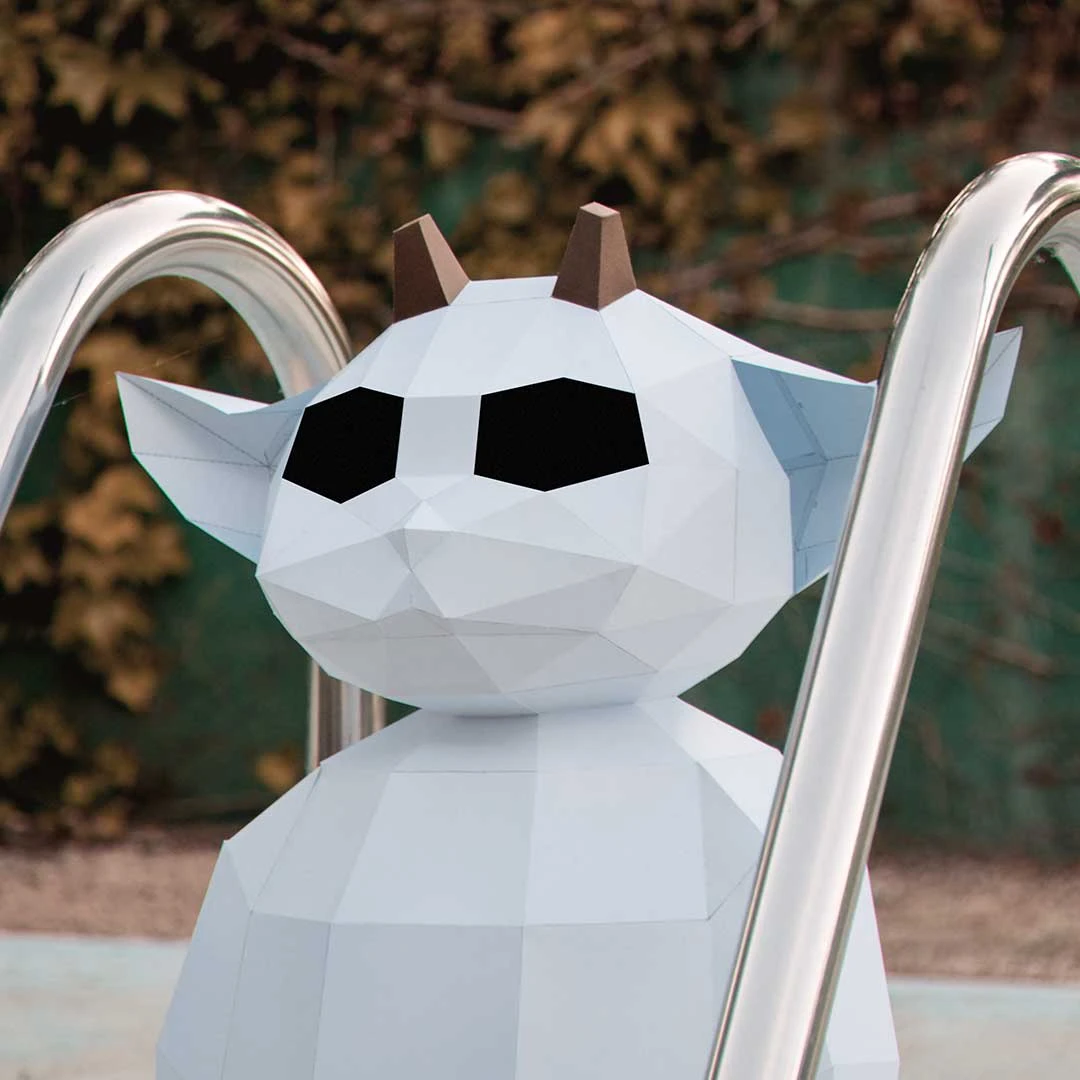 Ned Statue Papercraft | Polygonal, Geometric, Low Poly