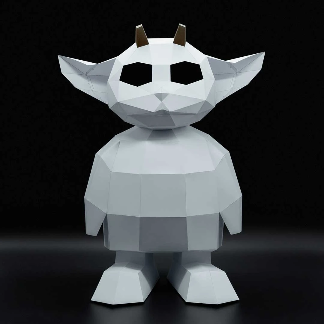 Ned Statue Papercraft | Polygonal, Geometric, Low Poly