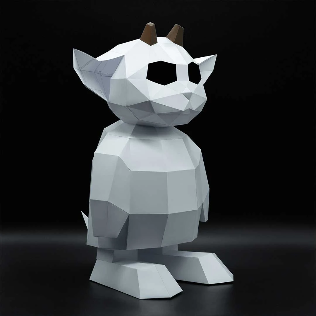 Ned Statue Papercraft | Polygonal, Geometric, Low Poly