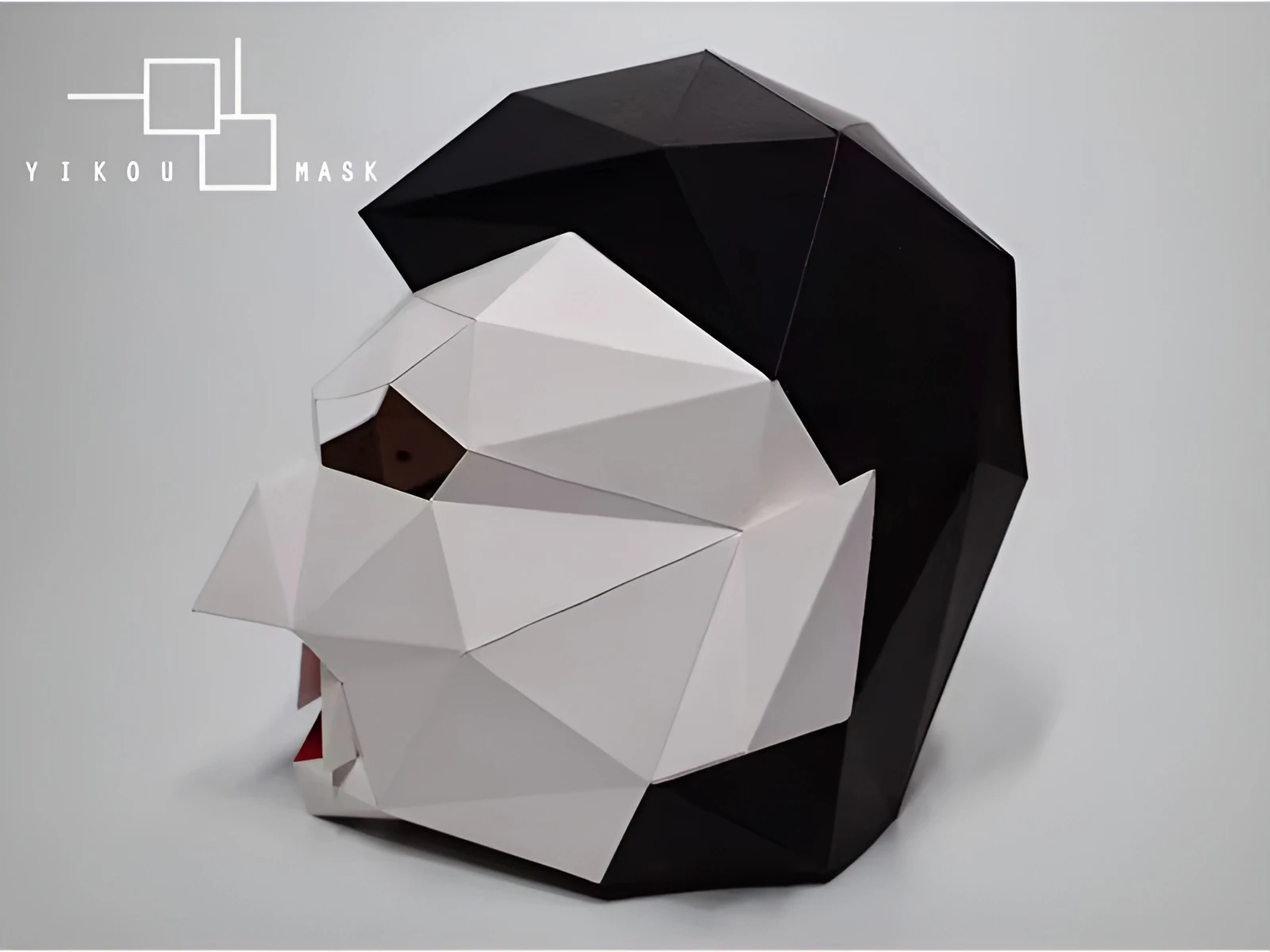 Vampire Dracula Head DIY, Papercraft, PDF, Low Poly, 3D model, Craft, Paper, Room Decor, Halloween Decoration