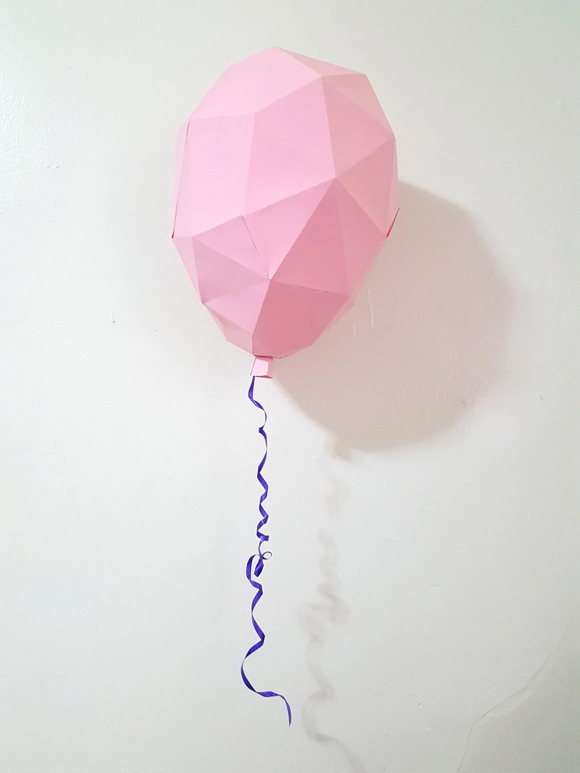 Balloon 3d papercraft. You get PDF digital downloadable files for this DIY (do it yourself) paper party decoration.