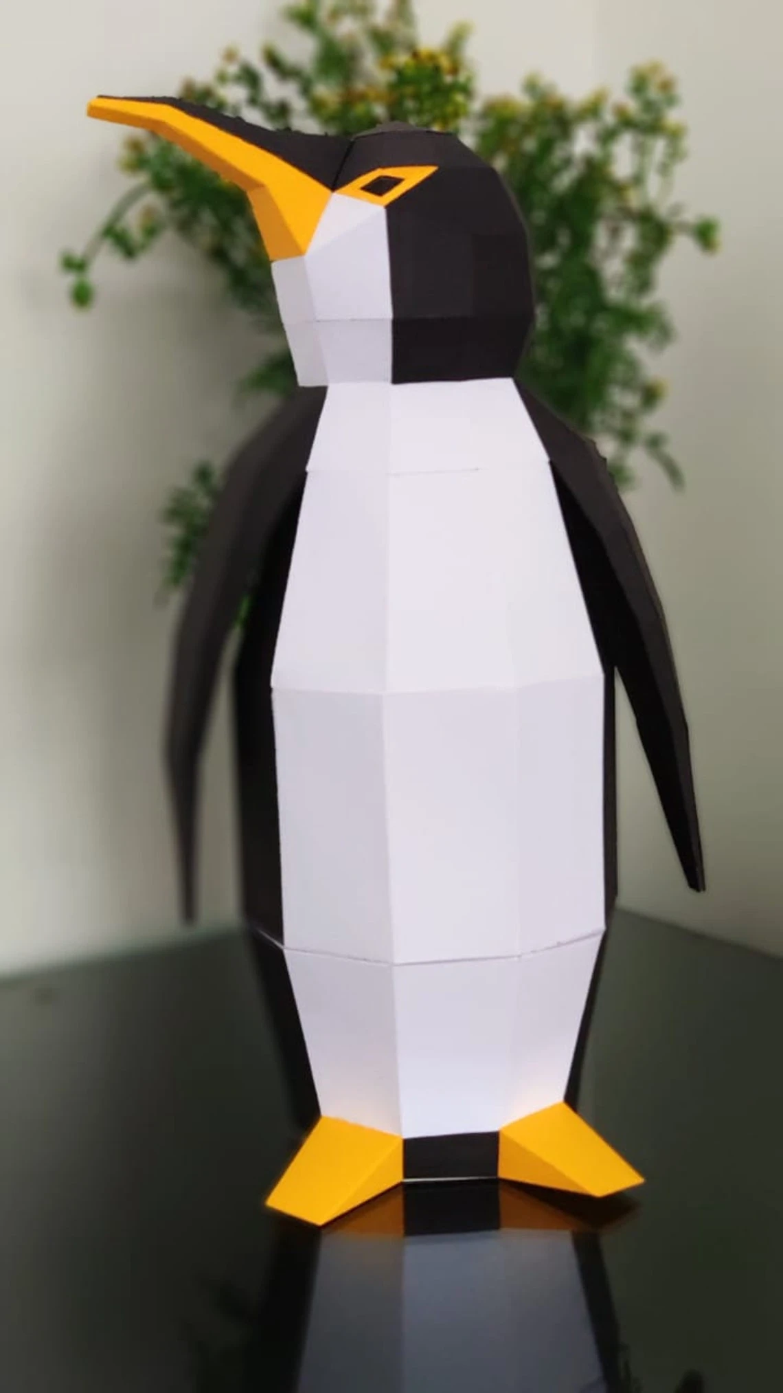 Papercraft penguin, Gift Box For Wine, PDF Template,DIY, Pepakura penguin, Paper Sculpture, Home Gift Box, Pepakura, Handmade, Vinera,