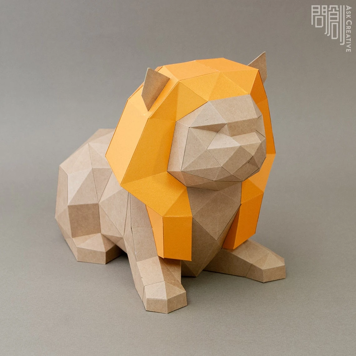 Bastet paper model,Papercraft , DIY , Low poly , PDF Papercraft , fantasy Model , polygonal , Egyptian God