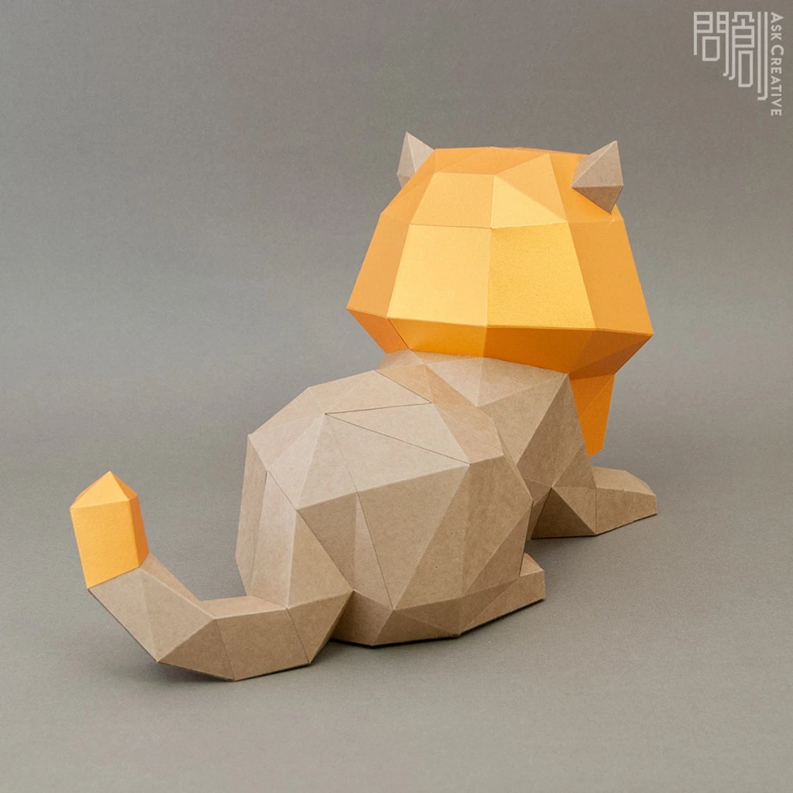 Bastet paper model,Papercraft , DIY , Low poly , PDF Papercraft , fantasy Model , polygonal , Egyptian God