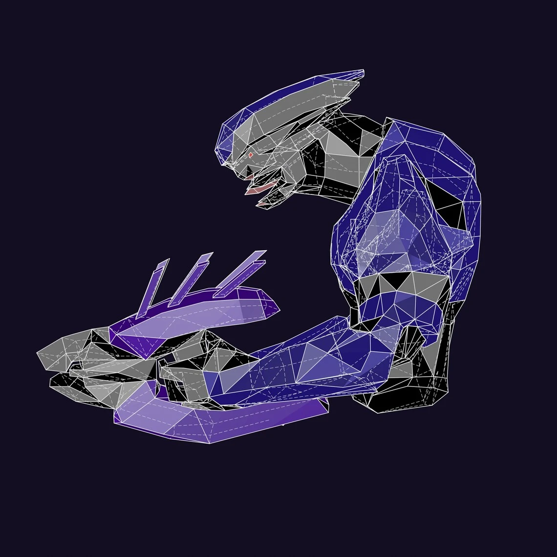 Covenant Empire, Halo Papercraft, PDF Template, DIY 3d Model, FanArt, Paper Sculpture, Low Poly, Pepakura Craft, Manualidad