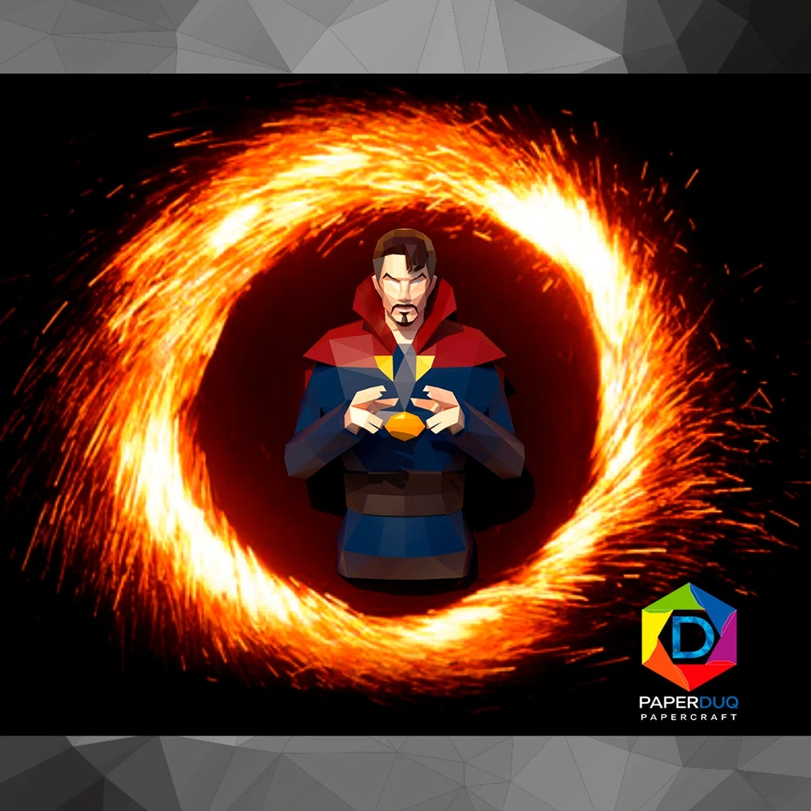 Doctor Strange, Dr. Strange *Plantilla Papercraft PDF - PDF Papercraft Template*