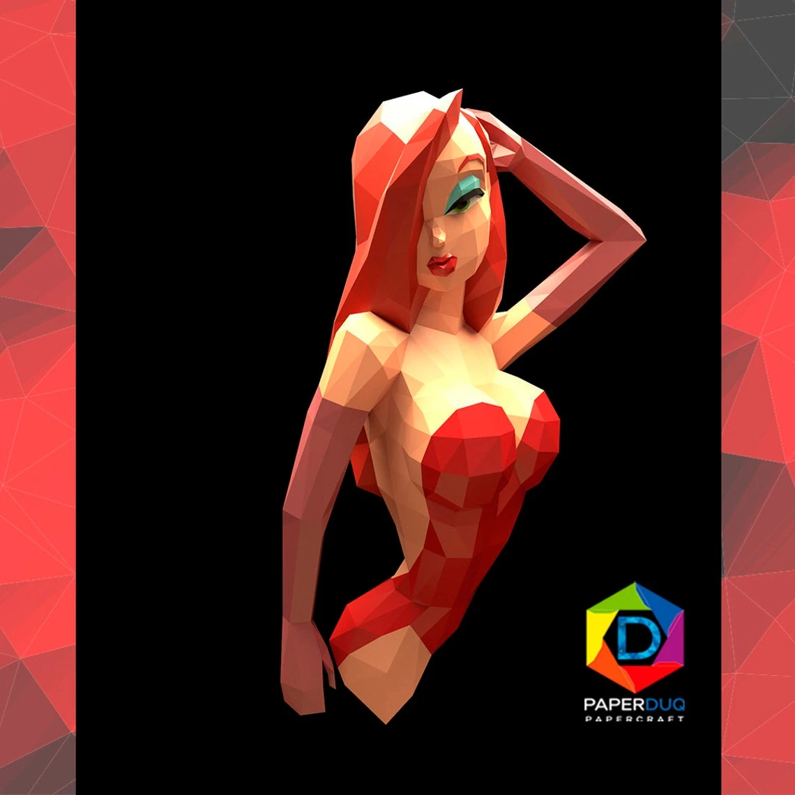 Jessica Rabbit *Plantilla Papercraft PDF - PDF Papercraft Template*