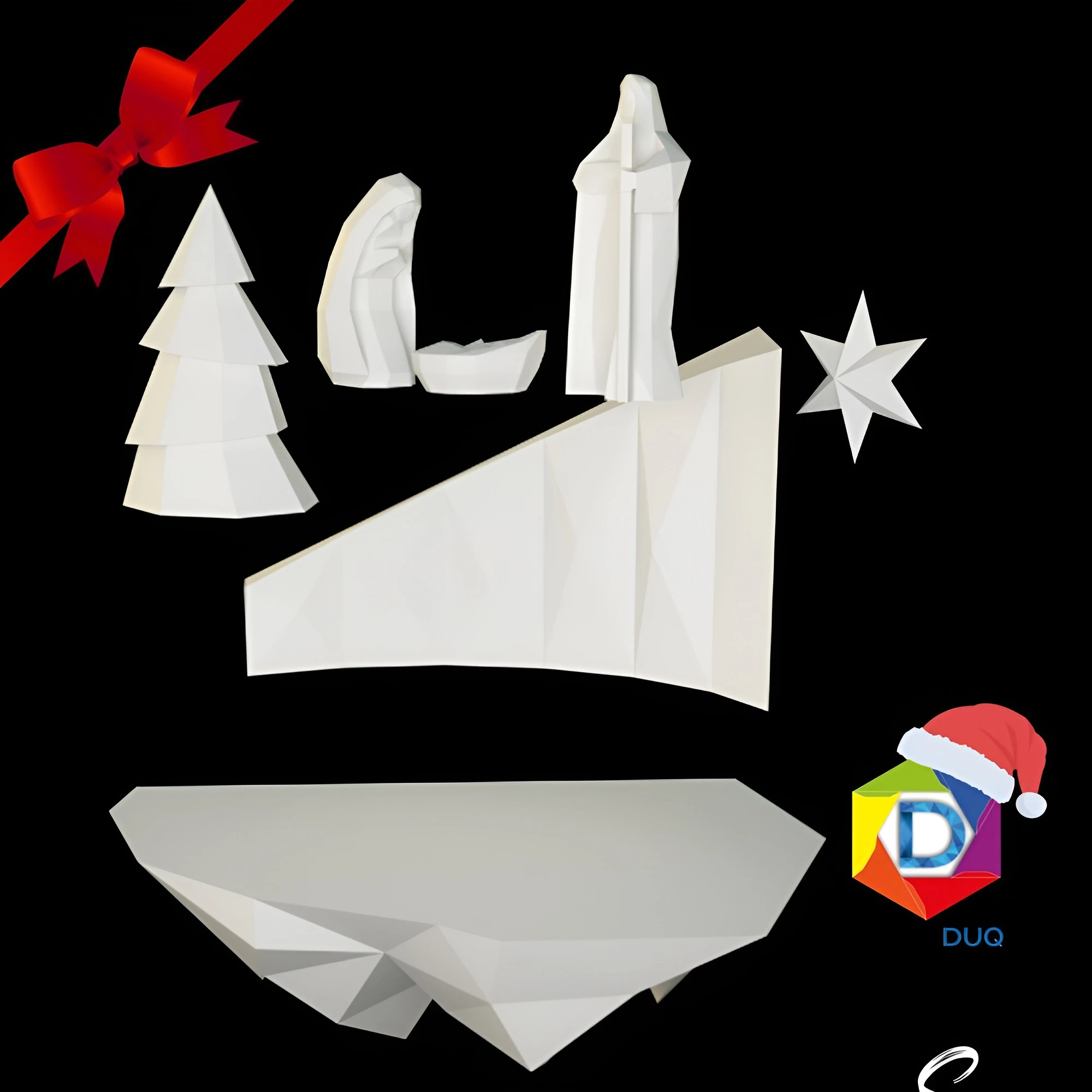 Christmas Nativity Scene, Pesebre Navideño *Plantilla Papercraft PDF - PDF Papercraft Template*