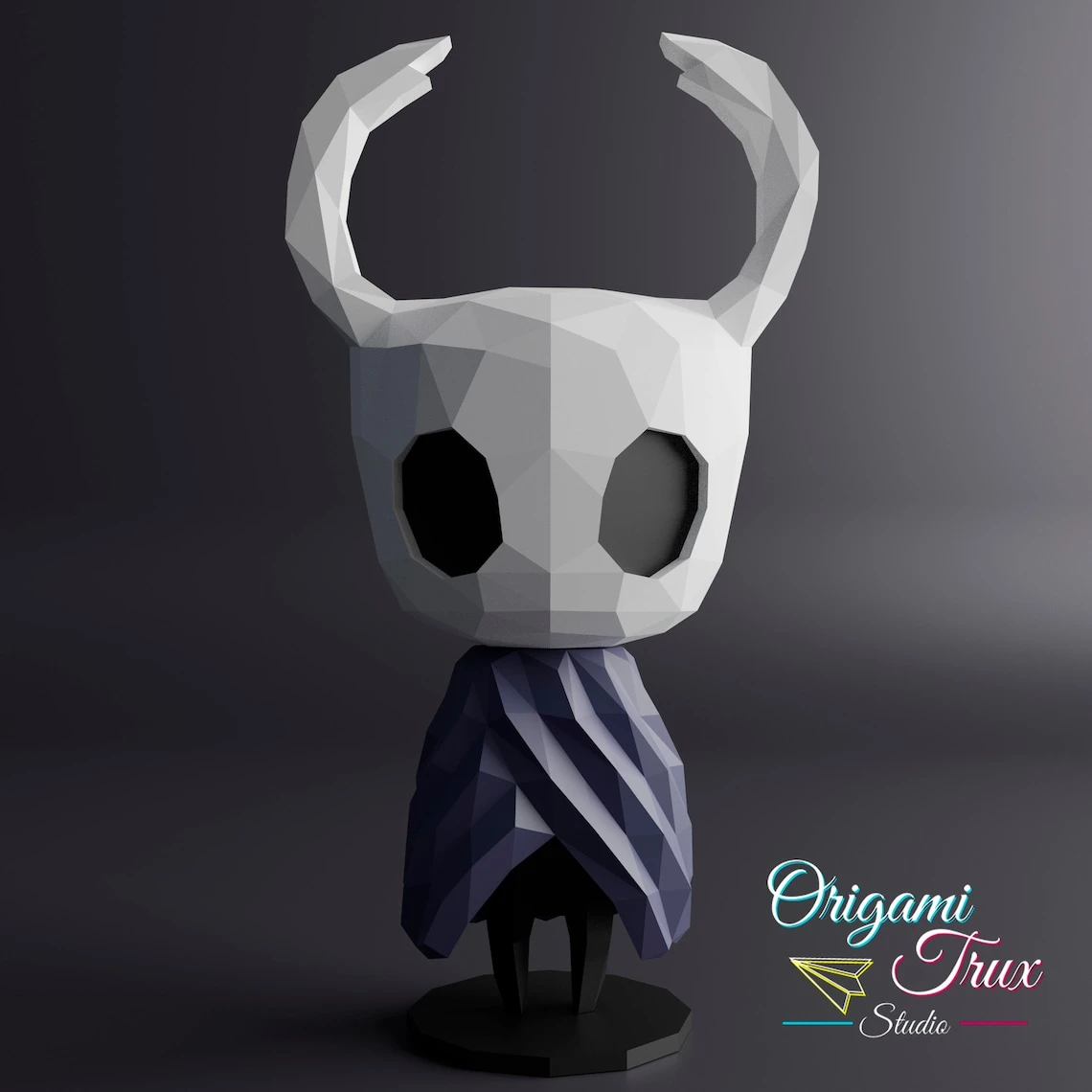 Hollow Knight Papercraft Template A4 DIY Low Poly Pepakura 3D PDF Paper Sculpture OrigamiTruxStudio