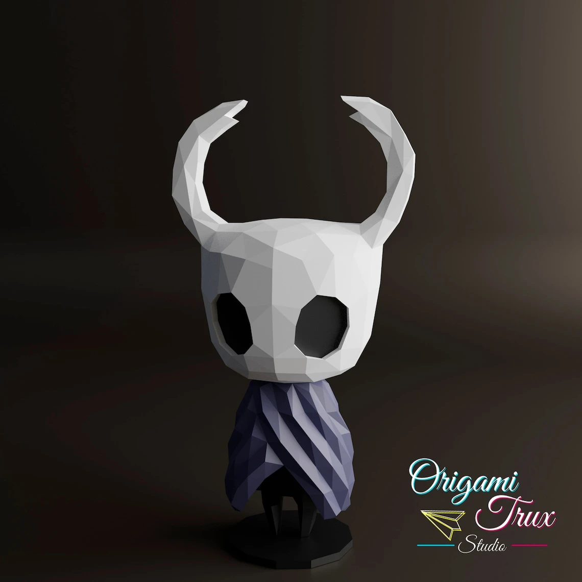 Hollow Knight Papercraft Template A4 DIY Low Poly Pepakura 3D PDF Paper Sculpture OrigamiTruxStudio