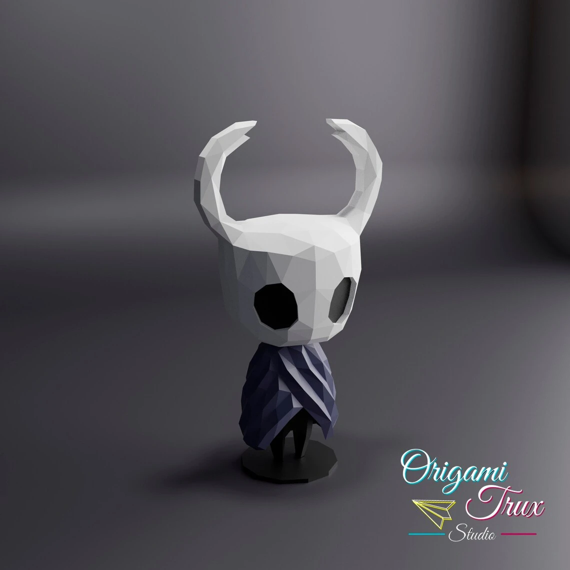 Hollow Knight Papercraft Template A4 DIY Low Poly Pepakura 3D PDF Paper Sculpture OrigamiTruxStudio