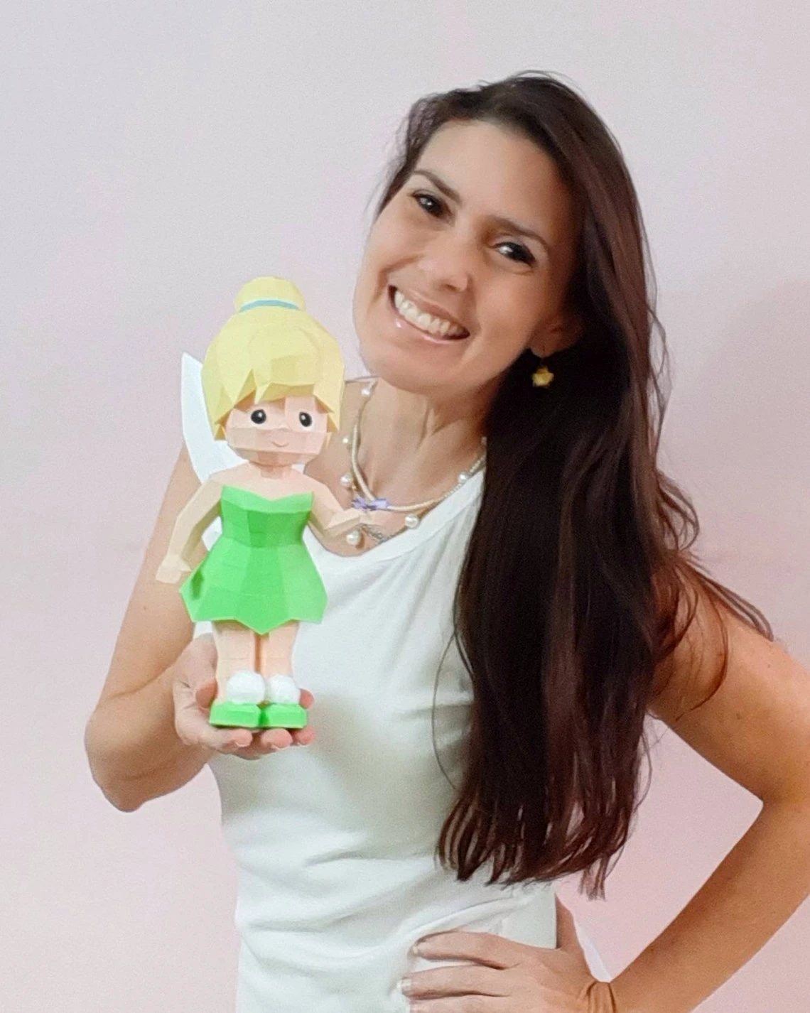 Tinker Bell/ Peter Pan/ DiY Craft/ Template PDF/ Low Poly/ Papercraft/ 3D Doll/ Origami/ Home decor