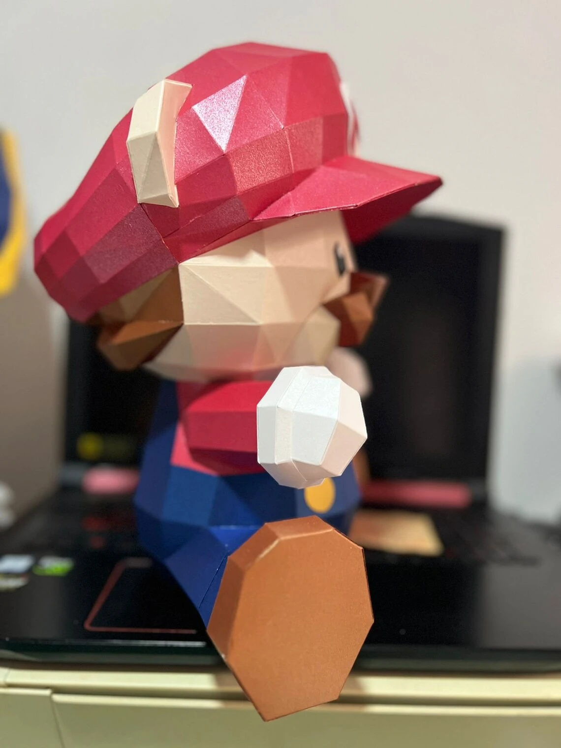 MARIO & LUIGi TEDDY, bear, Papercraft, Template, DIY, Paper, Low Poly, Mario, Game character, 3D Model, Pdf Low Poply, Kids Toy