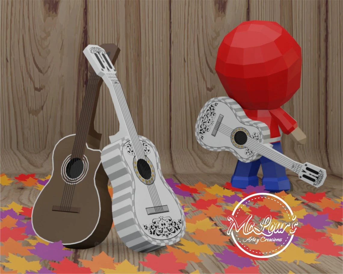 Miguel Doll Papercraft/ Coco/ DiY Craft/ Template PDF/ Low Poly/ Halloween Papercraft/ 3D Boy Doll/ Origami/ Home decor