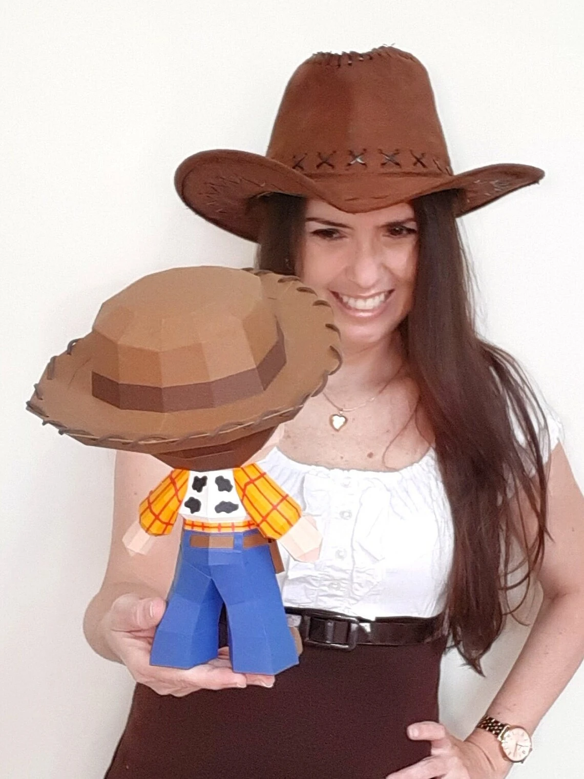 Cute Cowboy Papercraft/ Toy Story/ DiY Craft/ Template PDF/ Low Poly/ Papercraft/ 3D Cowboy/ Origami/ Home decor