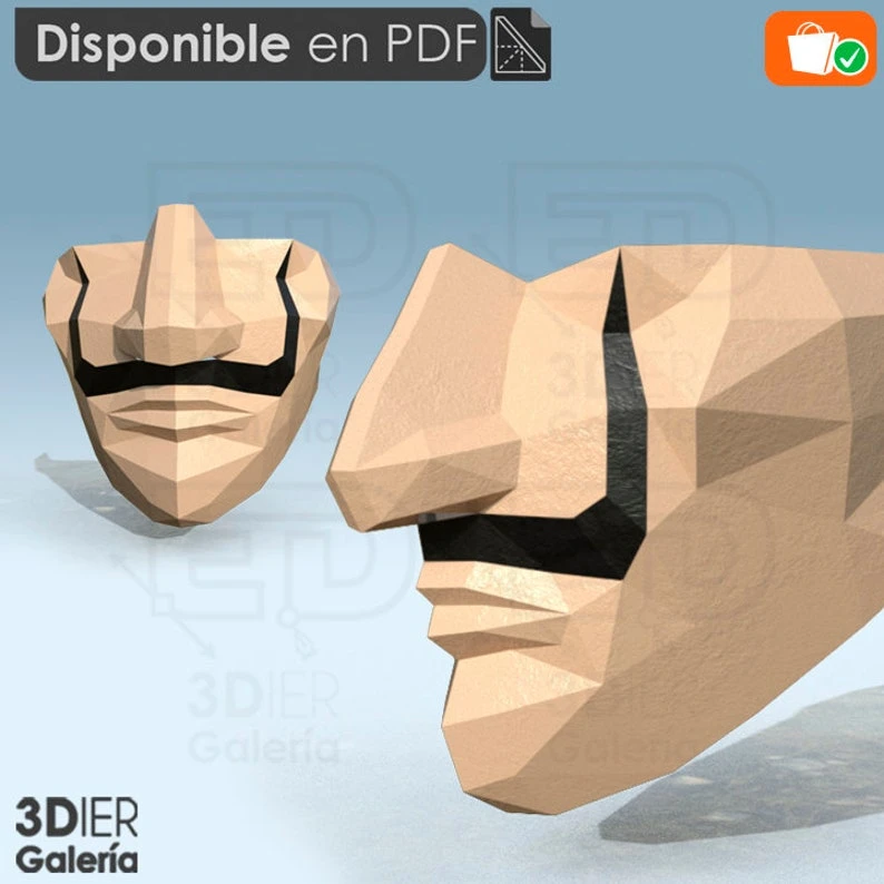 Salvador Dali La Casa De Papel PDF Papercraft Templates, Paper Art and Craft for Home Decor, DIY, 3DIER, PDF Patterns, Papercraft Templates, Low Poly