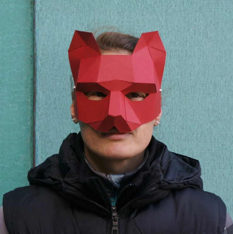 Make your Cat Half Mask