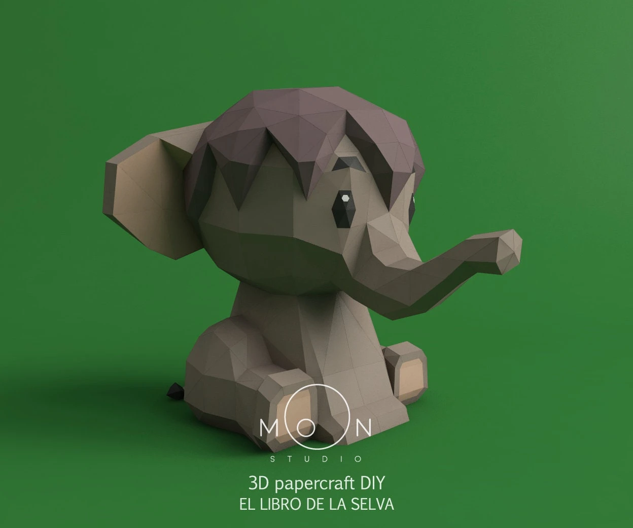 The Jungle Book, DIY, Papercraft, PDF, Low Poly, 3D model, Craft, Paper, Serie, Room Decor