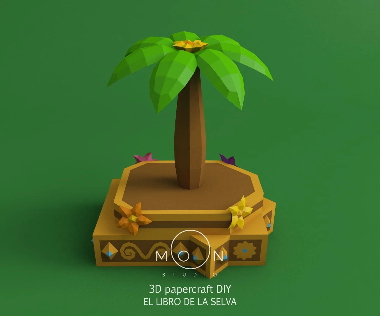 The Jungle Book, DIY, Papercraft, PDF, Low Poly, 3D model, Craft, Paper, Serie, Room Decor