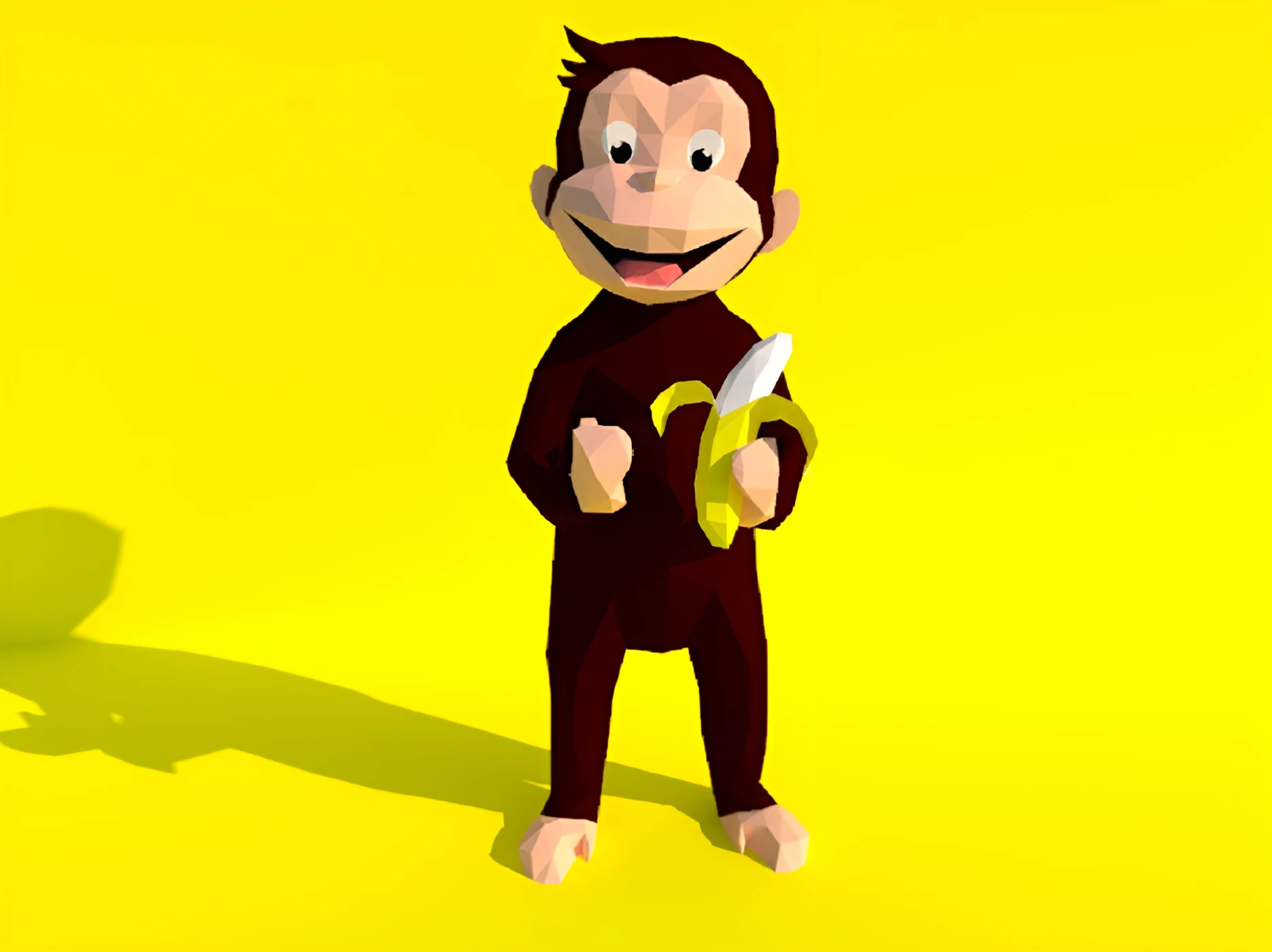 Curious George Monkey - Jorge el Curioso *Plantilla Papercraft PDF - PDF Papercraft Template*