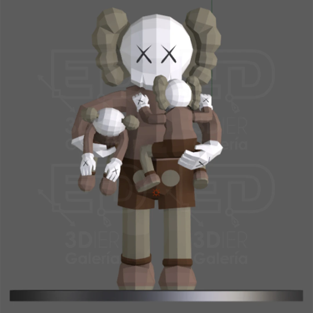 Kaws Family, Kaws Familia PDF Papercraft Templates, Paper Art and Craft ...