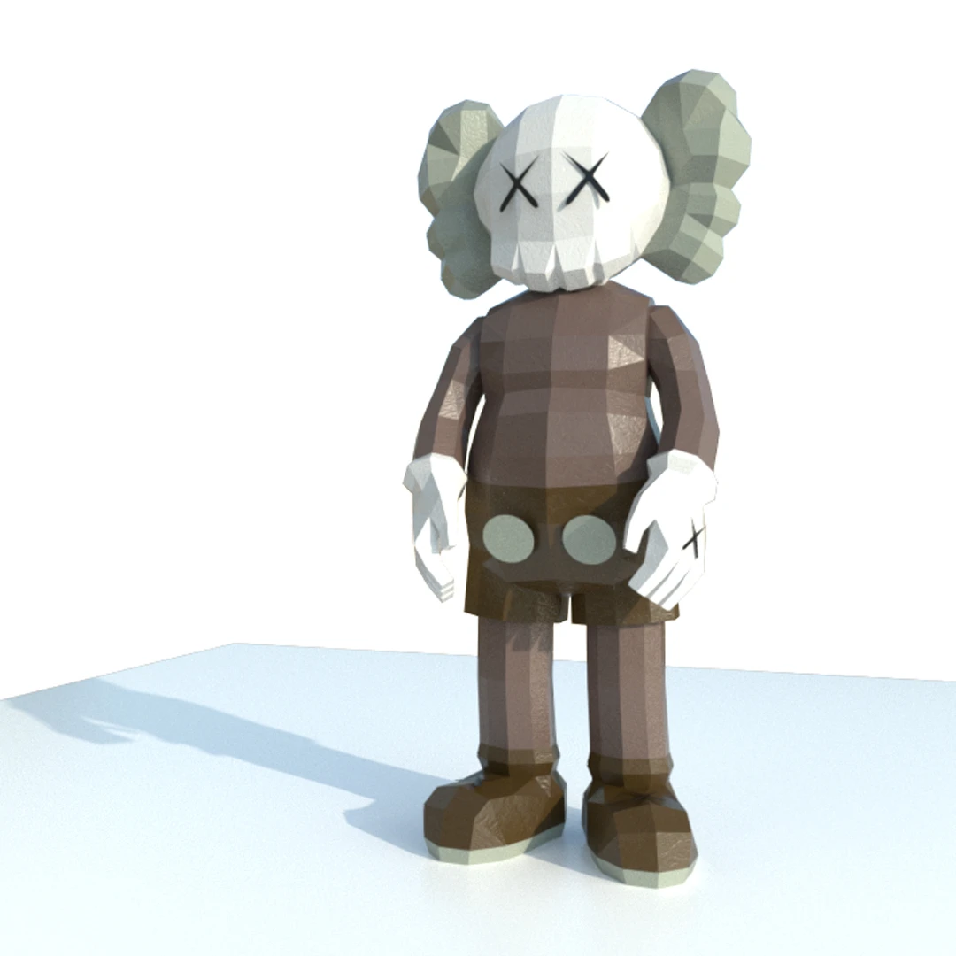 Kaws Origin PDF Papercraft Templates, Paper Art and Craft for Home ...