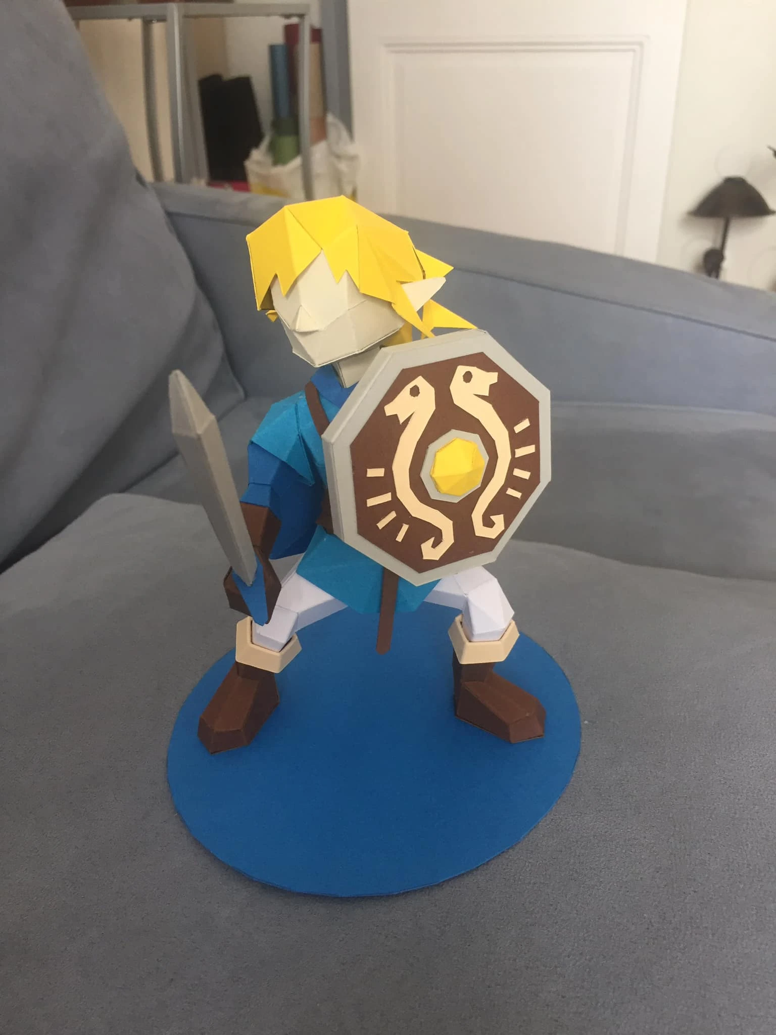 The Legend of Zelda Link Retro Papercraft, Lowpoly Papercraft, Fovea - Papercraft - Nonitt