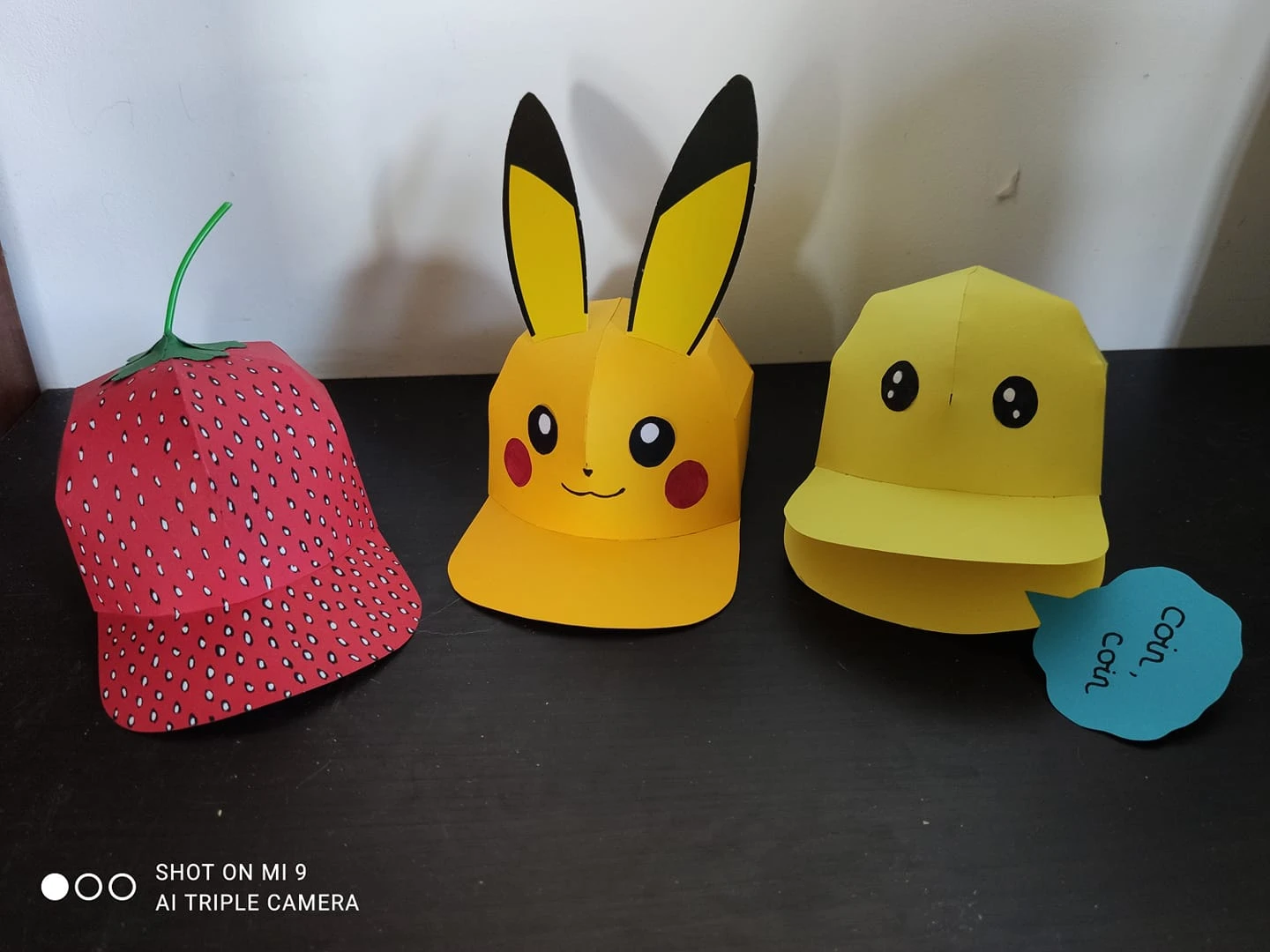 Cap (3 sizes) Papercraft, Lowpoly Papercraft, Fovea - Papercraft - Nonitt