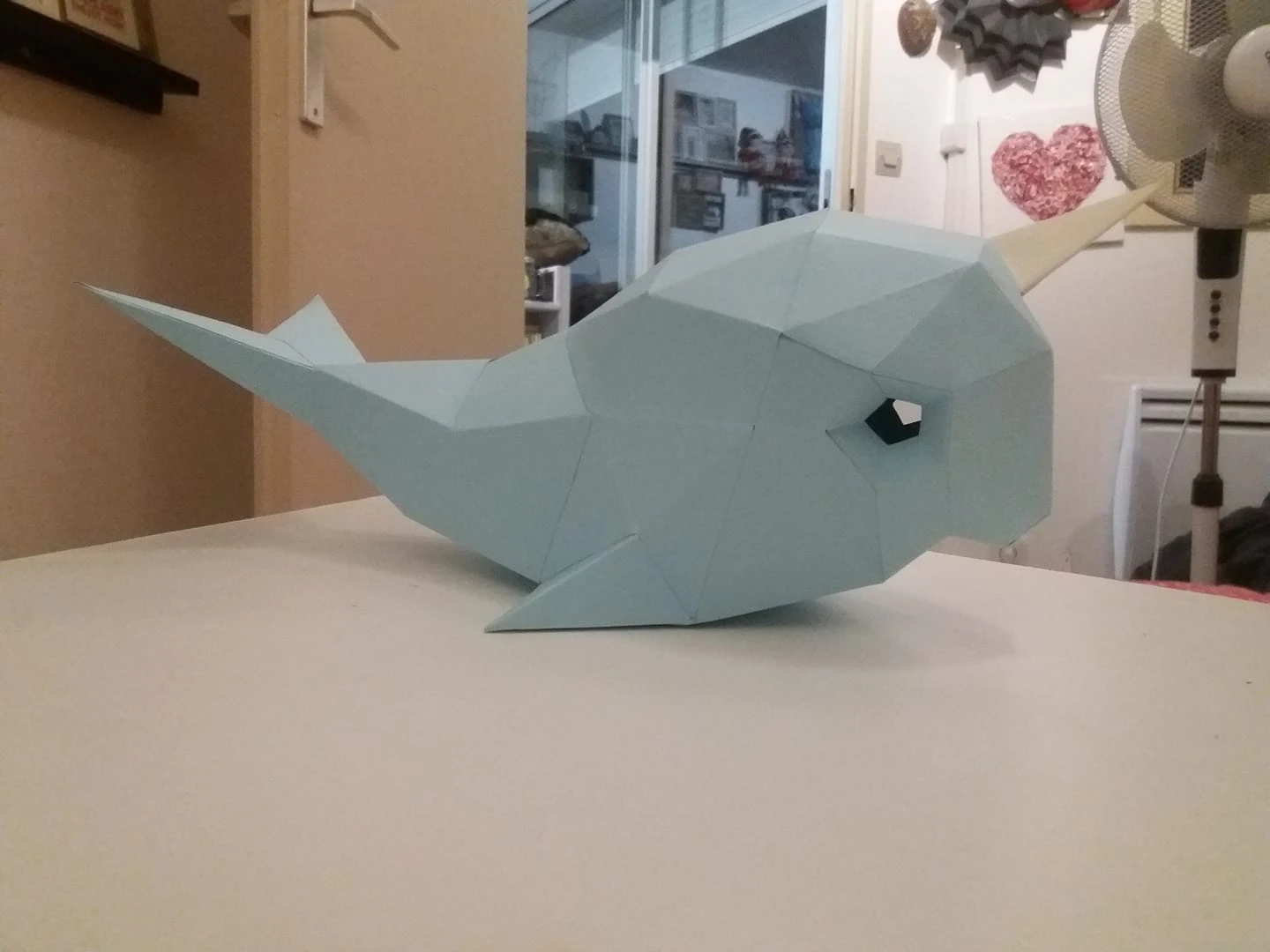 Narvalo (Narwhal / Unicorn Whale) Papercraft, Lowpoly Papercraft, Fovea - Papercraft - Nonitt