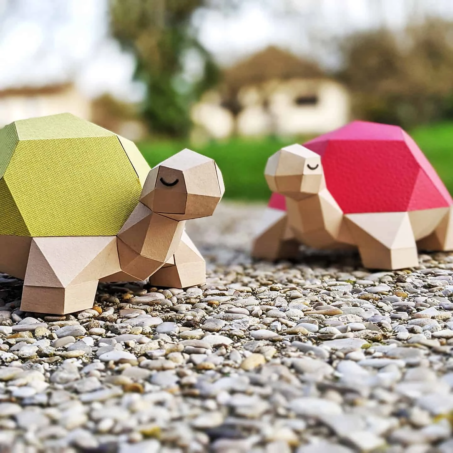 Turtle Terry Papercraft, Lowpoly Papercraft, Fovea - Papercraft - Nonitt