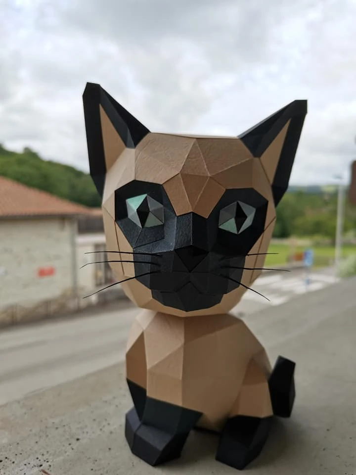 Wobble Siasia Papercraft, Lowpoly Papercraft, Fovea - Papercraft - Nonitt