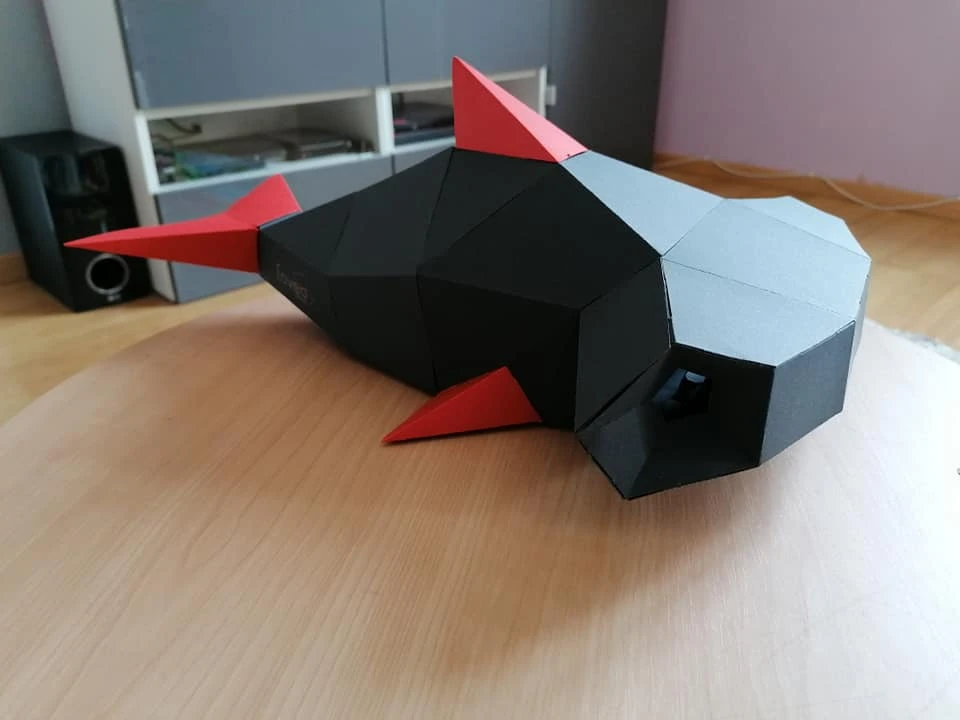 Martinou (Hammerhead Sharks) Papercraft, Lowpoly Papercraft, Fovea - Papercraft - Nonitt