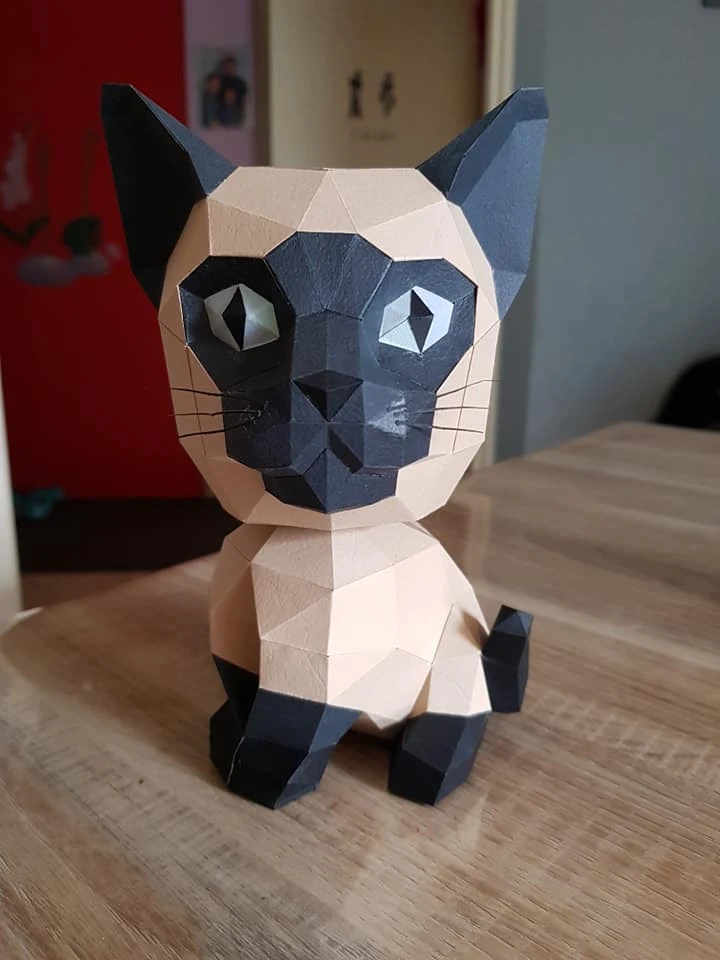 Wobble Siasia Papercraft, Lowpoly Papercraft, Fovea - Papercraft - Nonitt