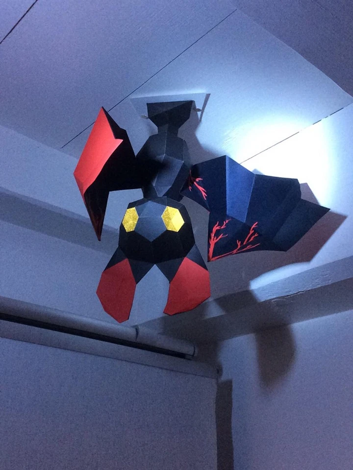 Chauvesou (Bat) Papercraft, Lowpoly Papercraft, Fovea - Papercraft - Nonitt