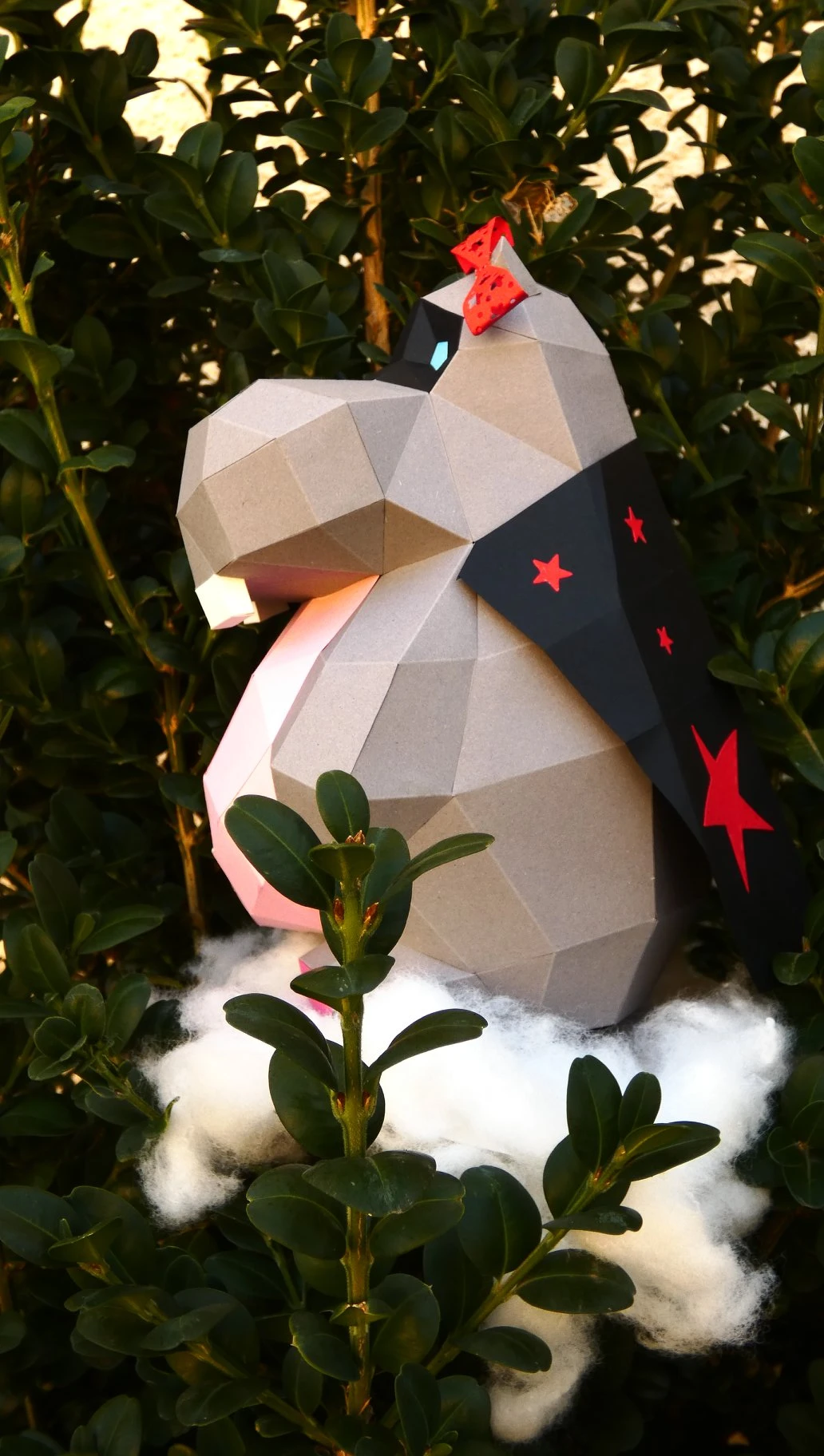 Hippitypo (Hippo) Papercraft, Lowpoly Papercraft, Fovea - Papercraft - Nonitt